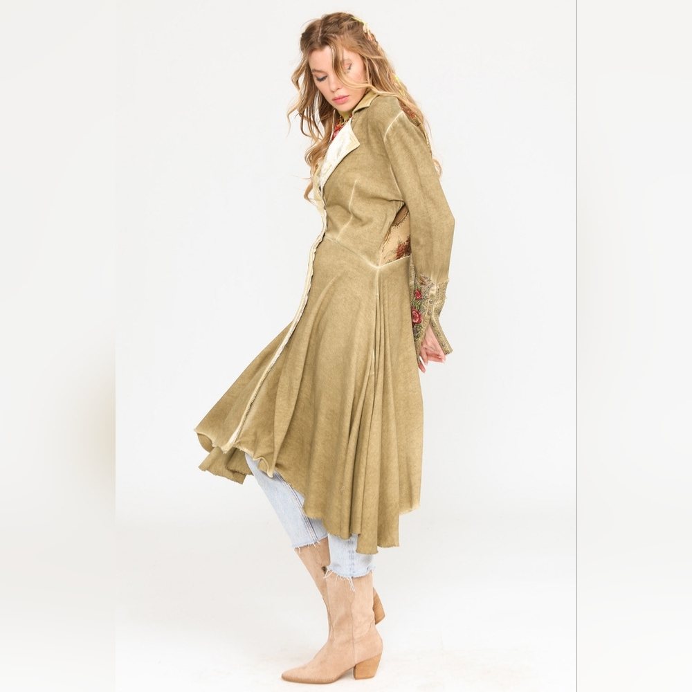Aratta The Heart of Autumn Coat In Antique Bronze - Picture 7 of 12
